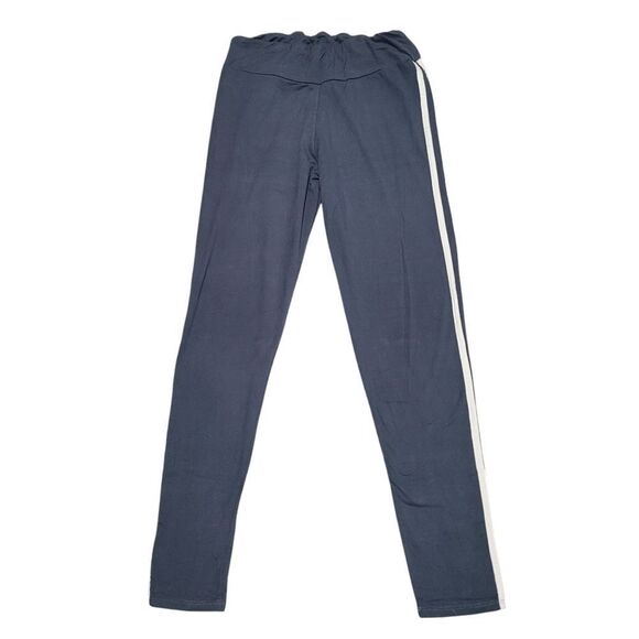 Grey sporty legging with white stripes - Picture 4 of 4